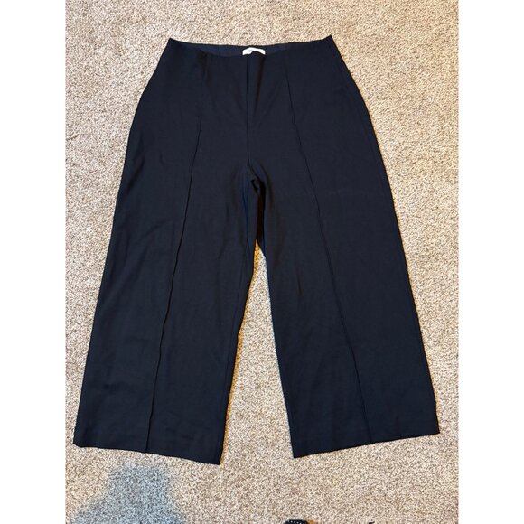 SPANX Ponte Wide-Leg Cropped Pants High-Rise Shapewear Tummy Control Pull-On XL - Picture 5 of 12